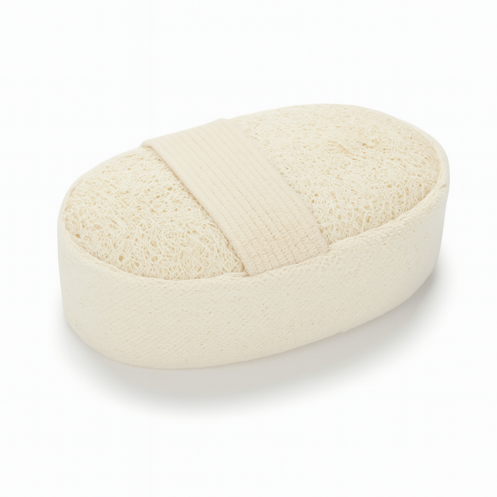 Glammry™ Natural Loofah Body Sponge