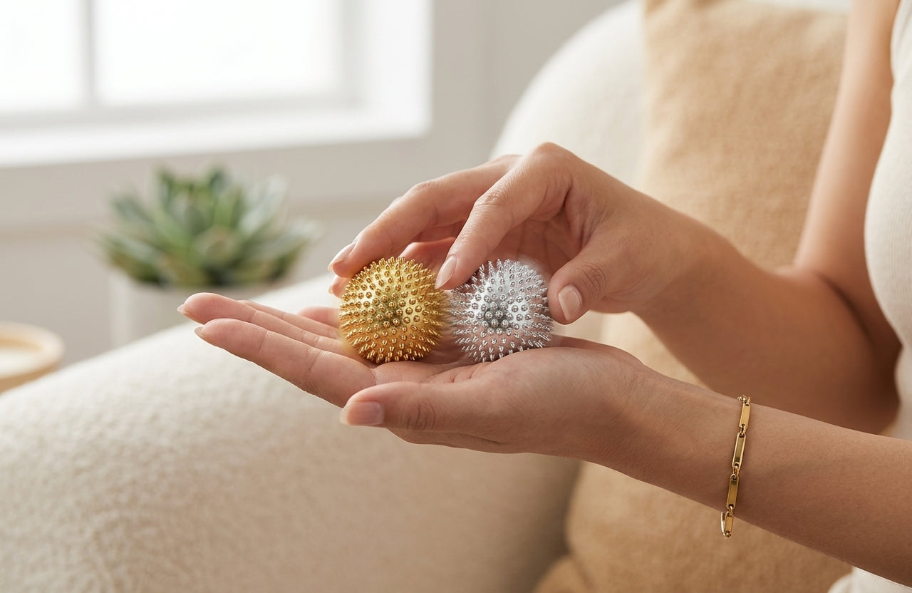 Acupressure Magnetic Palm Massagers (Pair)