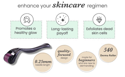Glammry™ 540 Titanium Derma Roller